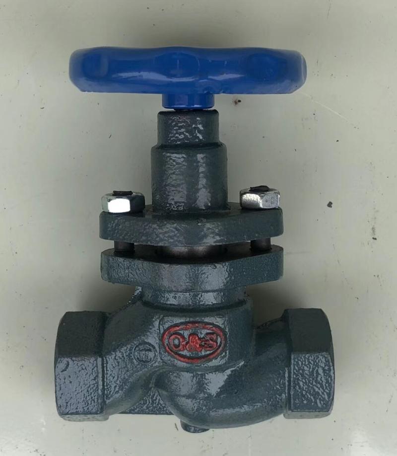 U11M-16 silk opening plunger valve steam stop valve high temperature valve cast iron inner tooth plunger valve steam pipe valve