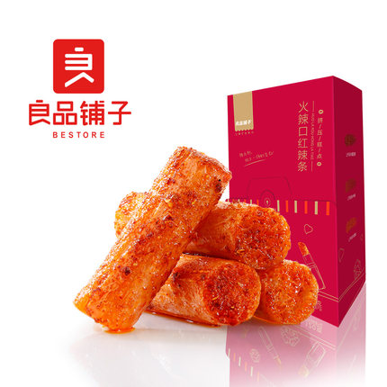 【良品铺子网红口红辣条味120g】怀旧麻辣小