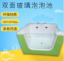 Luxury baby baby swimming pool double-sided glass acrylic swimming pool children swimming pool surfing bubble