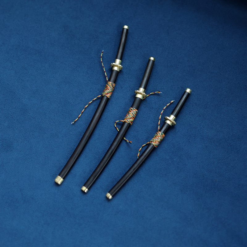 Japanese-Style 1:6 Scale Miniature Samurai Blade, Short Knife, Wakizashi, Tanto, Ancient Sword Miniature Model Prop, Unsharpened