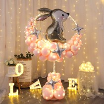 National Day Mid-Autumn Festival Opening Balloon Layout Store Activities Kindergarten Door Decoration Red Theme Supermarket 4s Store