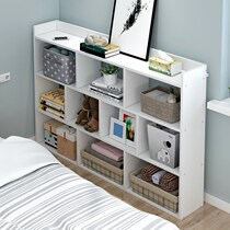Bedside cabinet narrow slit long cabinet against the wall to put things in the living room Nordic style bed end storage cabinet