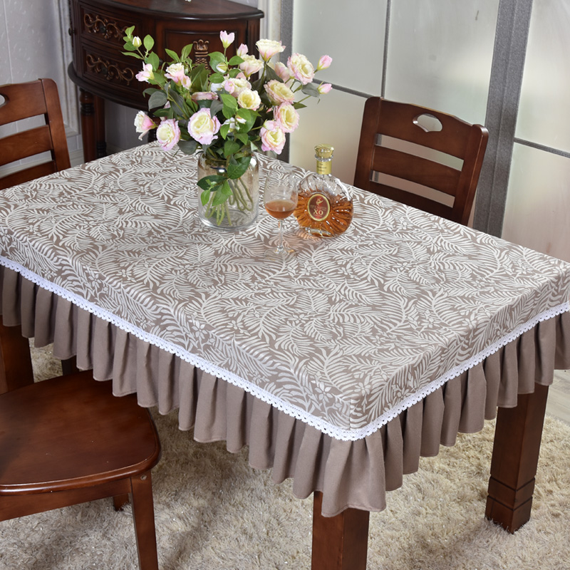 Modern minimalist table cloth rectangular cloth art cotton cloth table cloth Home Nordic tea machine table cover square square table