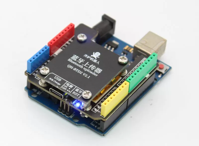 Qihu Bluetooth Uploader Tương Thích Với Arduino UNO Pin Lập Trình Điện Thoại Di Động Trong Suốt Truyền Cổng Nối Tiếp Không Dây Tải Về