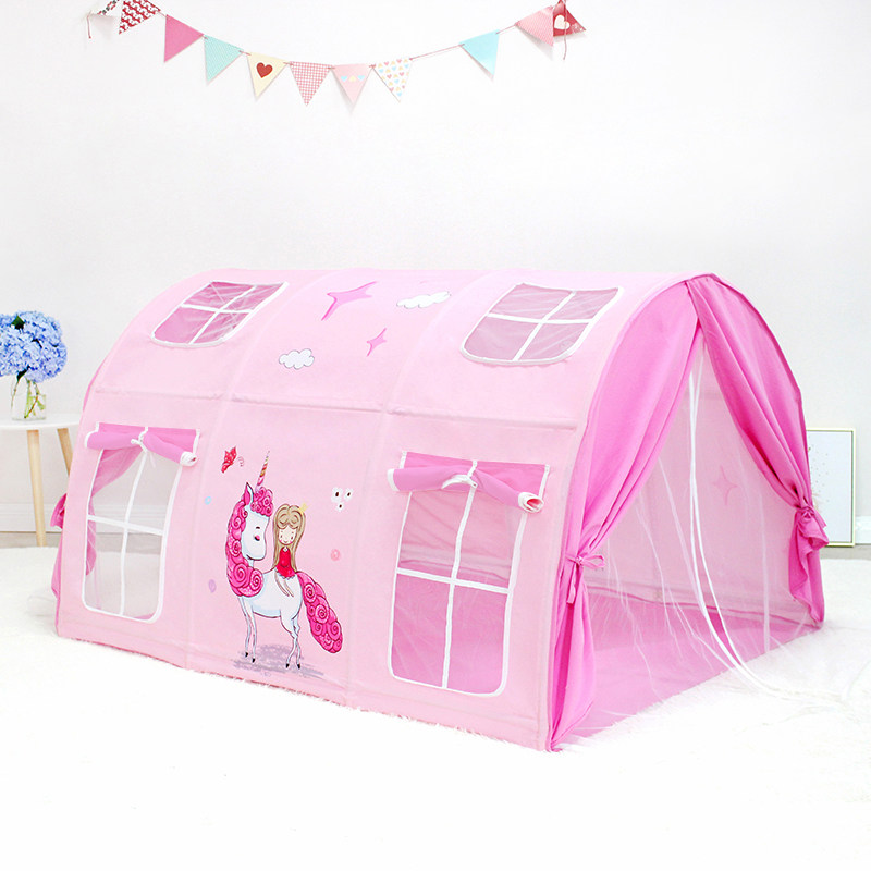 Children Tent Indoor Princess Girl Bed Toys Play House Little Boy Castle baby sleeping Sub-bed Divinity