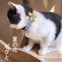Pet bell cat bell necklace dog jewelry small dog necklace cat flower necklace necklace small flower butterfly bow