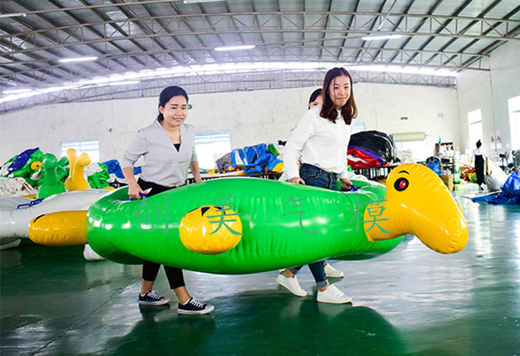 Fun Games Props Tortoise Rabbit Racing Running Inflatable Caterpillar Parenting Outdoor Expansion Training Games Props Equipment