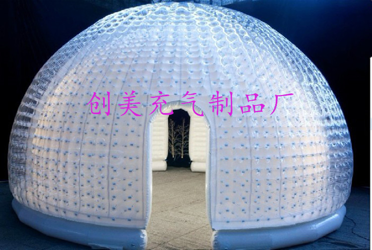 Large Inflatable Closed Gas Tent Transparent House Outdoor Multiperson Active Photo Gallery Outreach Tent Transparent Greenhouse