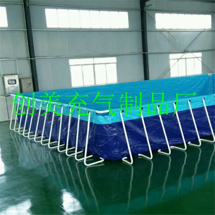 Manufacturers direct outdoor large bracket pool dismantled swimming pool inflatable slide combination mobile water park