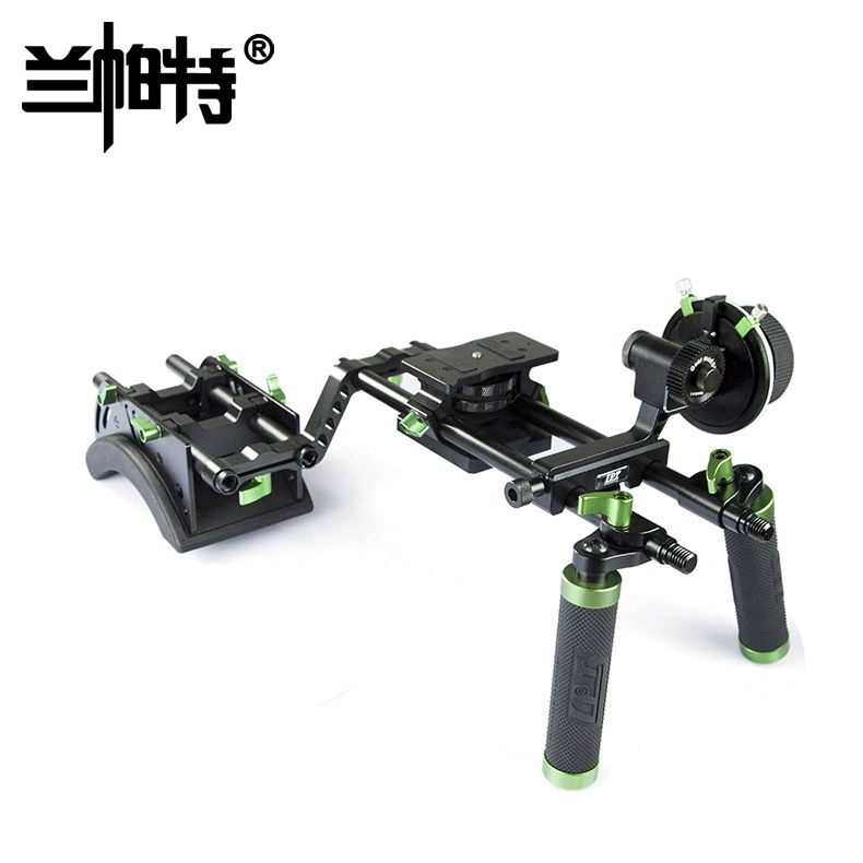 Tay cầm đôi Lampart GH4 Bộ dụng cụ đơn giản GH5 Máy ảnh Chụp ảnh Video Micro SLR A6400 Phụ kiện DHR-01 - Phụ kiện VideoCam