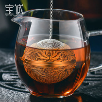 Baocheng handmade silk tea bubble foot silver tea tea ceremony tea bag tea bag foot silver tea bubble machine intangible cultural heritage process