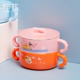 宝诚 Серебряный браслет, посуда, детский комплект, подарочная коробка для новорожденных для младенца, 3 предмета