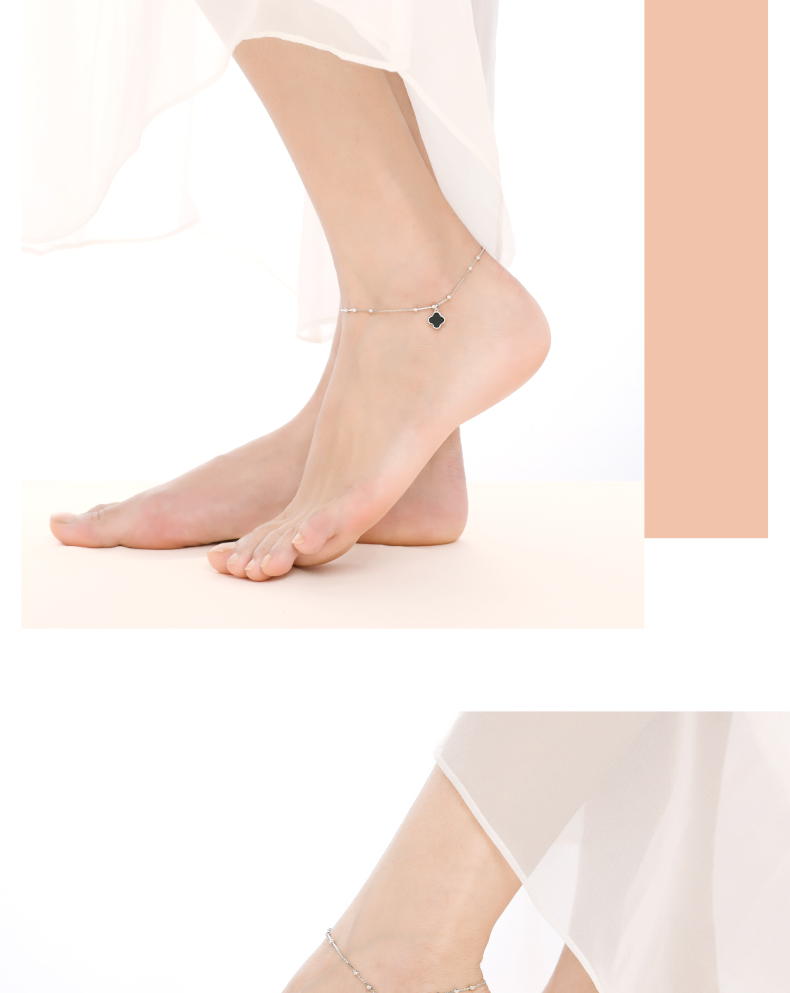 Chaine de cheville Femme en Argenterie - Ref 3103576 Image 20