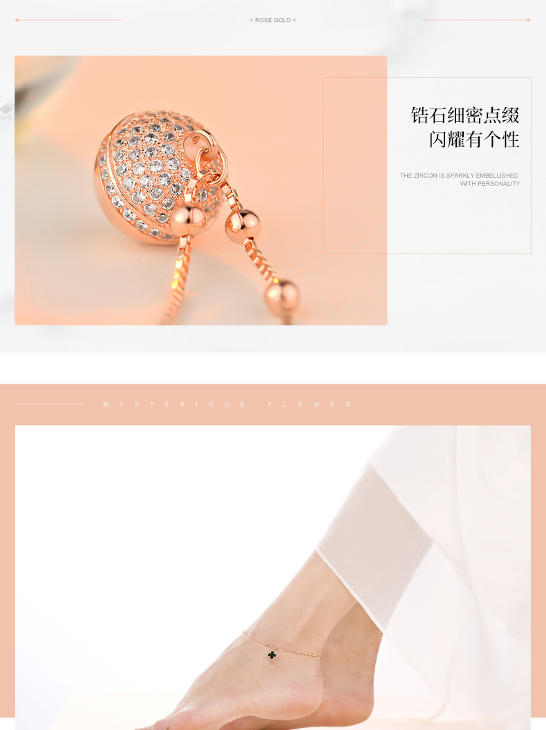 Chaine de cheville Femme en Argenterie - Ref 3103576 Image 18