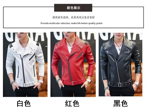 Giới trẻ phiên bản tiếng Hàn của đoạn văn ngắn mà áo khoác da nam mùa xuân và mùa thu Áo khoác da mỏng cho nam áo khoác mỏng không chính thống