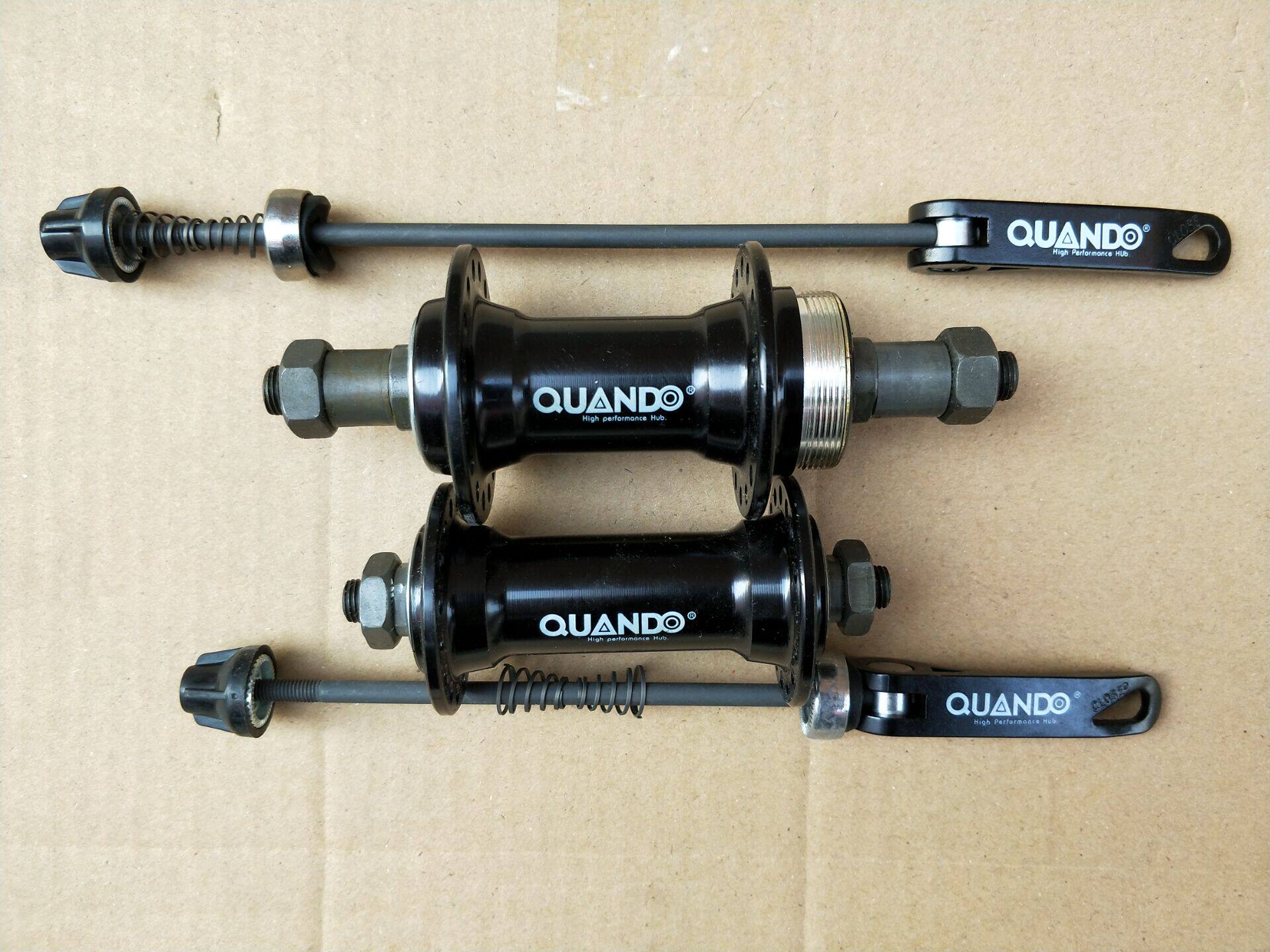 Kunten Aluminum Alloy Flower Drum Shaft Leather V Brake Flower Drum 32 Holes Open Gear 135100MM Folding Car Mountaineering Wagon Station Wagon