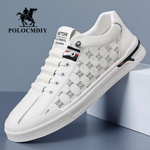 Paul's Authentic Light Luxury Men's Shoes 2024 Summer New Genuine Leather One Step Board Shoes Trend Versatile Men's Casual Shoes