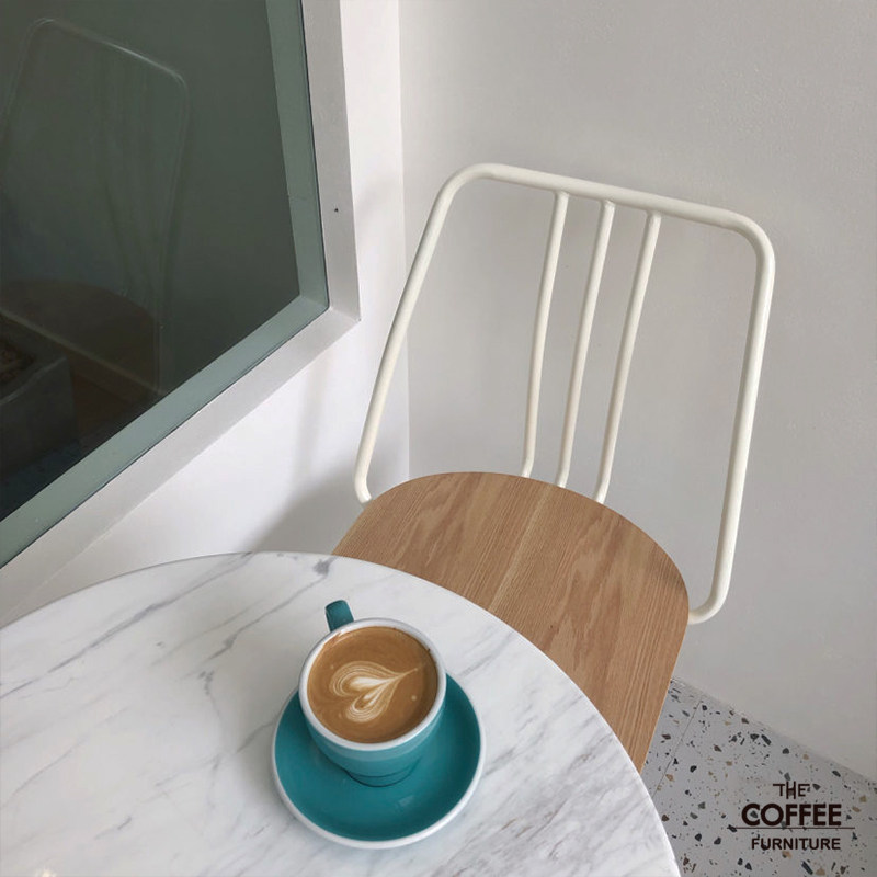 Net Red Marble Dining Table Cafe Commercial Tables and Chairs Industrial Style Iron Art Chairs Restaurant Tables and Chairs Milk Tea Shop Tables and Chairs