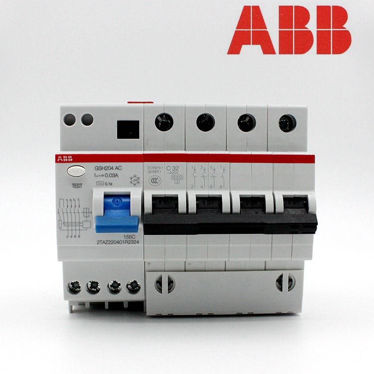 ABB Leakage Circuit Breaker GSH204 AC-C32 0.03 IEC61009-1 2TAZ220401R2324
