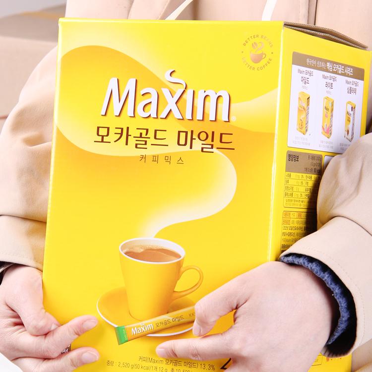 Maxim Korean Coffee Original Imported 210 Sticks Maxim Coffee Korean Mocha 3-in-1 Instant