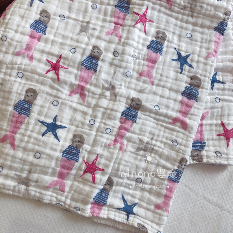 ins newborn baby 6 layers gauze bath towels rectangular all season high density combed cotton cotton cloth adult available