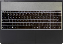  ASUS N55S keyboard protection film 15 6-inch N75S laptop dust cover bump cover pad 17-inch