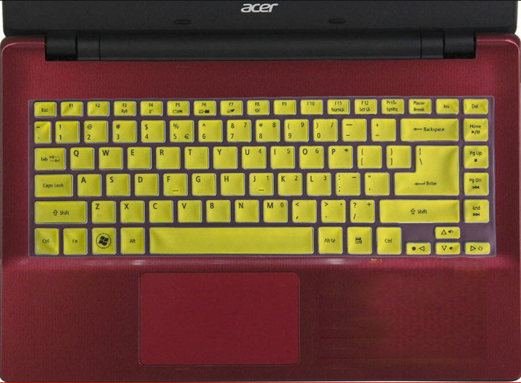 Acer ES1-521-28Y3 Keyboard anti-collision bar film 15 6-inch laptop full cover dust cover waterproof and ash protection button convex transparent silicone color cute cartoon