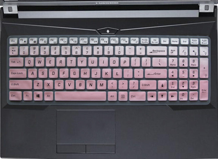 Shenzhou Jinxin T66 keyboard protective film 15 6 inch computer notebook full cover dust transparent and cute cover color button waterproof silicone cartridge waterproof and ash button protection non-night light