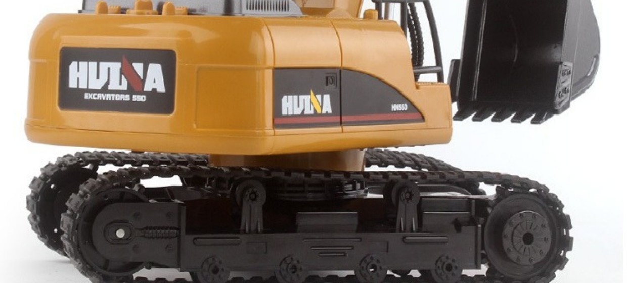 Hui Na 15 kênh hợp kim siêu lớn có thể sạc lại đầy đủ điều khiển từ xa máy đào điện đồ chơi trẻ em người lớn xe kỹ thuật do choi tre em