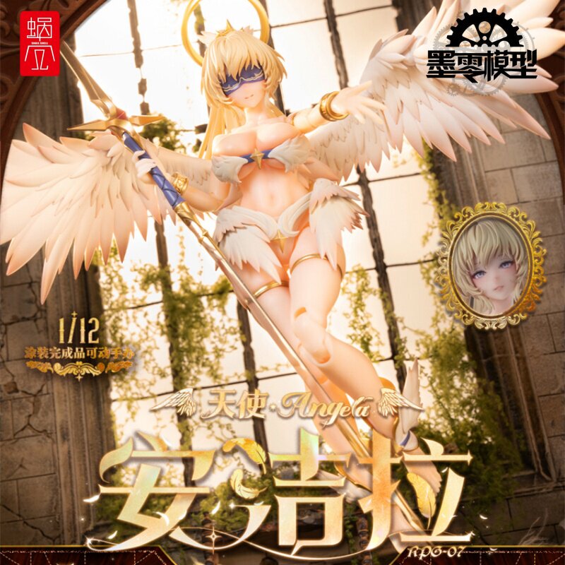 Wuzhi Shell Rpg-07 Angel Angela 1/12 Action Figure Soldier Doll Mo Ling Model Wuzhi Shell Rpg-07 Angel Angela 1/12 Action Figure Soldier Doll Mo Ling Model