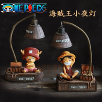 Creative Gifts Anime Doll King Luffy Night Light Resin Pendings for Male and Female Friends Birthday Gifts