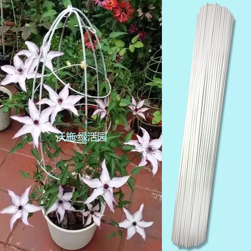 10 Iron Wire Flower Styling Plant Stanchpin Rod Iron Wire Vines Support Gardening Bracket Styling Climbing rod