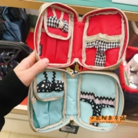 Универсальный купальник, коробочка для хранения, синяя сумка-органайзер, 12.5×8.5×3см