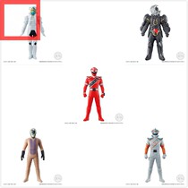 Spot Bando food play soft glue Hero Series magic into team 02 Silver warrior strange set of 5