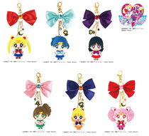 Bandai Chibi beautiful girl warrior Moon Hare bow plush doll keychain hanging spot