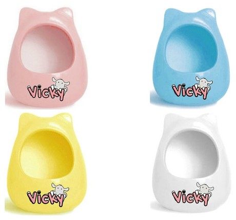 VICKY weiqin cat head chinchilla ceramic house ceramic nest chinchilla nest