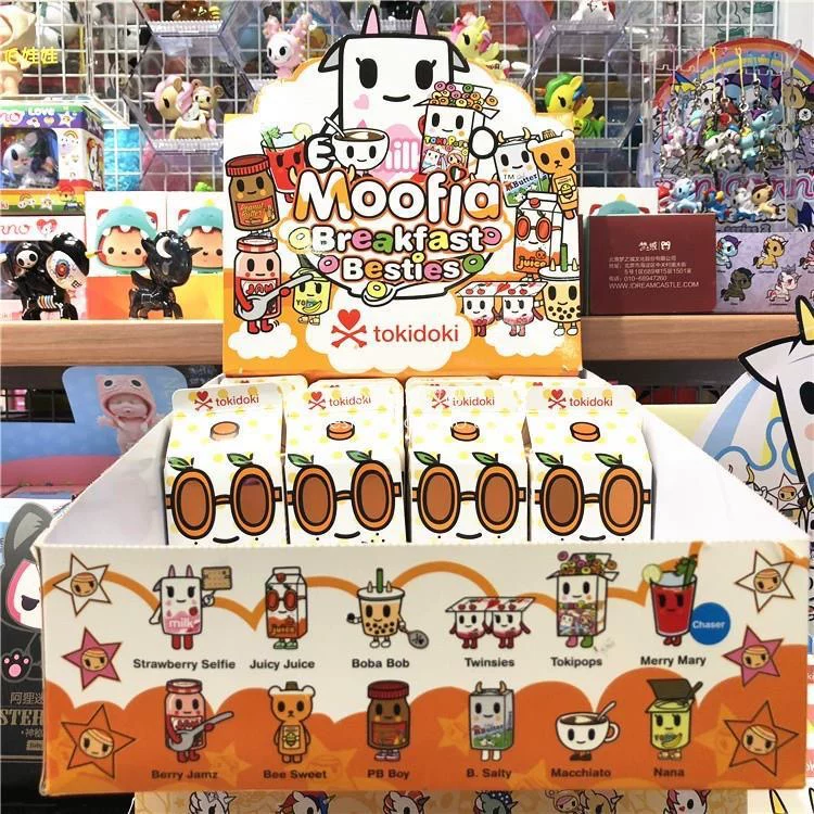 Серия завтрак Tokidoki Milk Family 2-е поколение Подтверждение слепого бокса Новая оригинальная