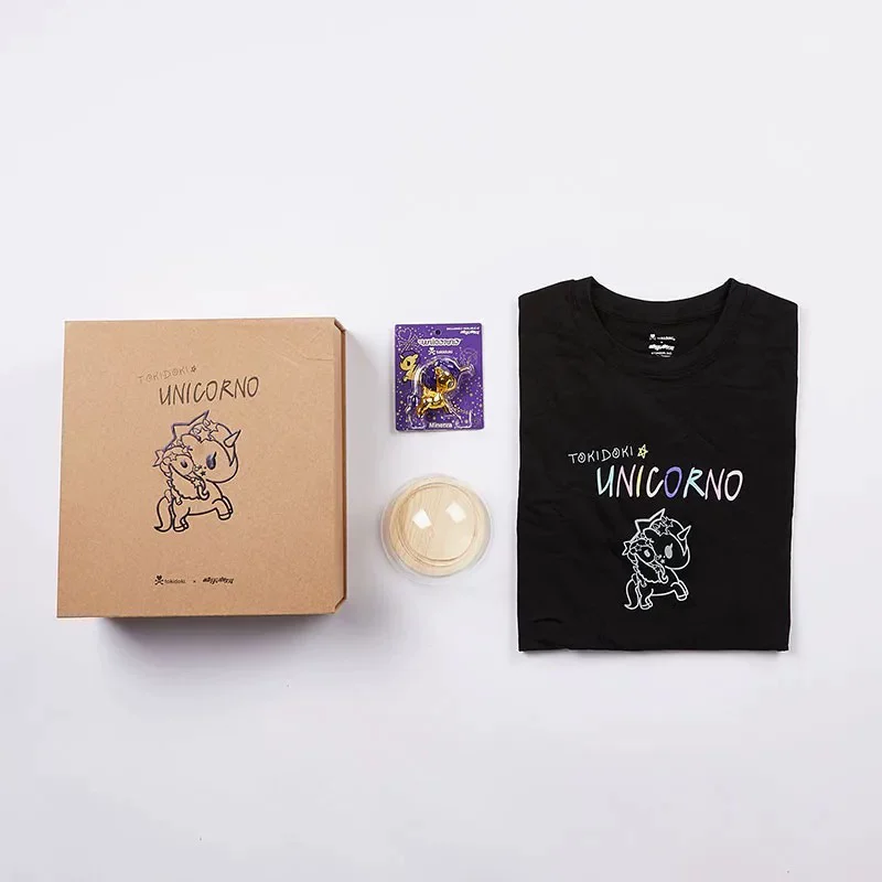 Токидоки x Cool Music Play Limited Gift Box 10 -inch Sakura Horse KFC Crown Crown Crown Pillow Genuine