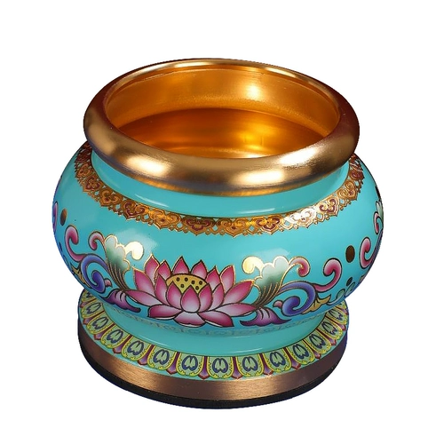 Cloisonne Emamel Lotus Burness Гостиная гостиная для Будды поставки Buddha Furniture Homeving Предложения для Buddha Lotus Burner Supplies для Будды