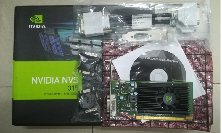 Original Quadro NVS315 1G multi-screen graphics card dual-screen graphics card graphics card spot