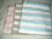 100 × 120cm 320g soft and smooth cool cartoon double color strip pure bamboo fiber childrens cover blanket