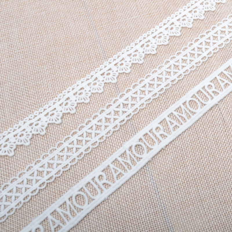 Water - soluble alphabet lace clothing curtains home fabric accessories decoration with DIY handmade lace lace