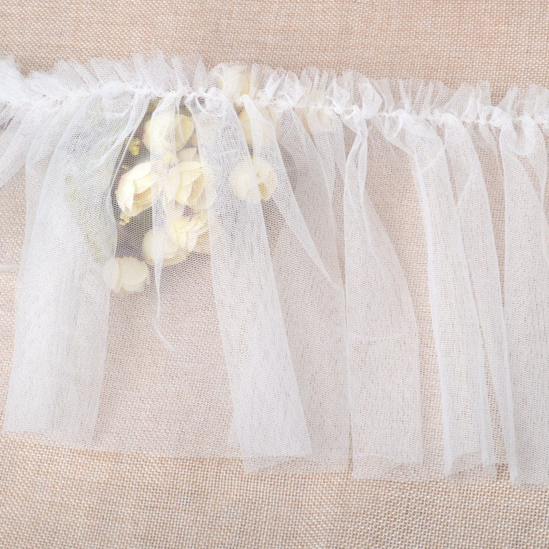 17 cm wide web yarn lace T-shirt women's clothing accessories DIY handmade cloth art material 100 hitch decoration