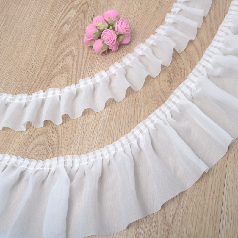 Light and thin snowspun lace 100 lap cuffs neckline Neckline Decorated Clothing Accessories DIY Handmade Fabric Accessories