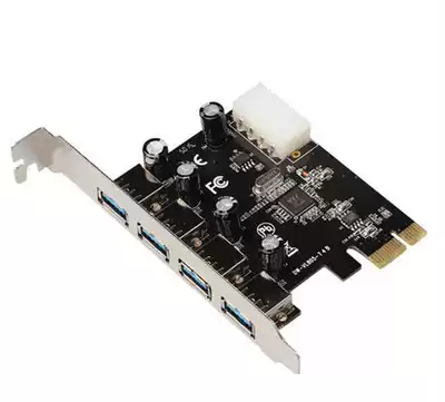 PCI-E transfer usb3 0 expansion card PCIe to 4-port desktop computer usb3 0HUB set clip pin VIA chip