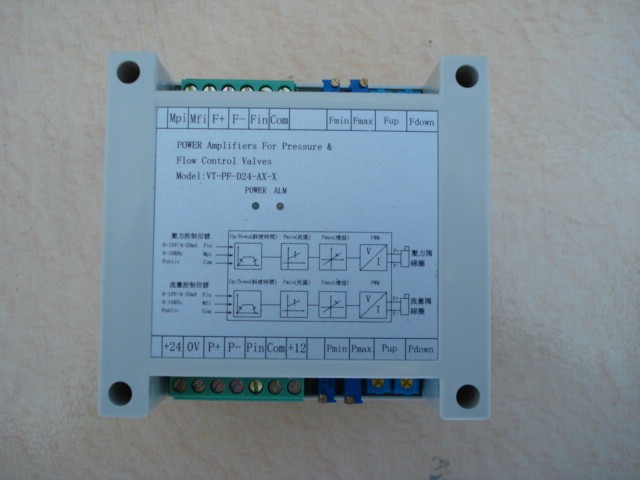 Vt-Pf-D24-Ax-X Dual Scale Controller, 40 Ohm Flow Scale Amplifier Board Pressure Flow Control