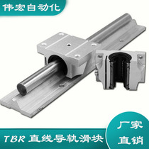 TBR linear sliding unit Box flange opening slider TBR16 20 25 TBR30 UU LUU