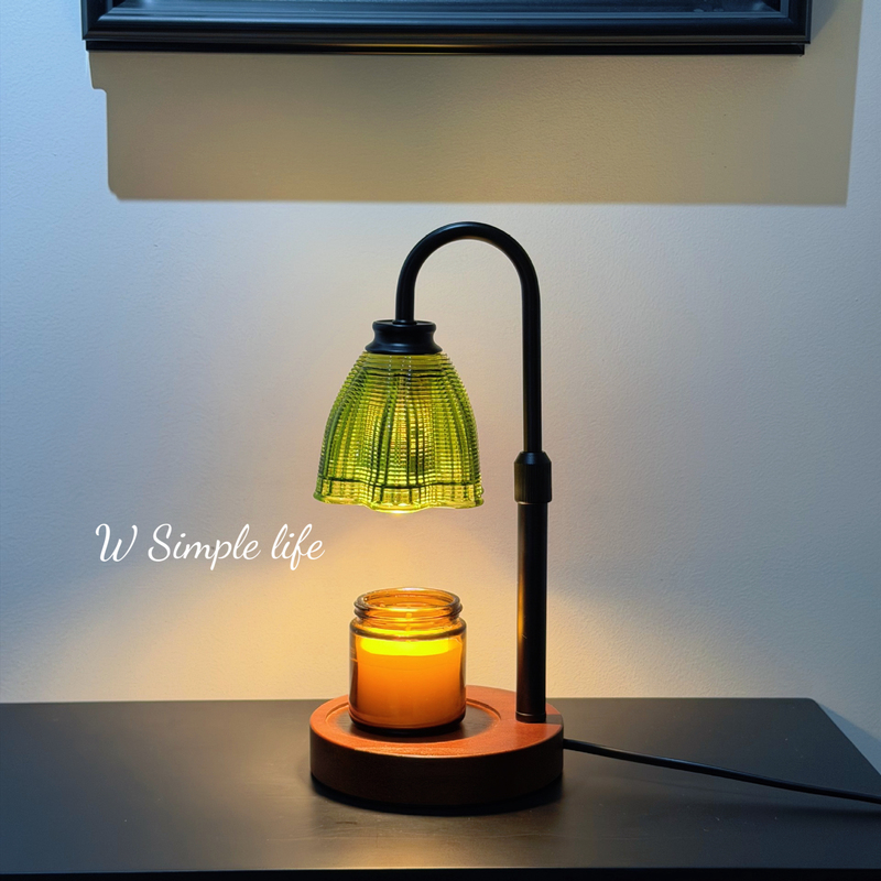 [the Wizard of oz] Solid Wood Adjustable Aromatherapy Wax Melting Lamp, Timed Candle Melting Lamp, Ambient Light, Wedding and Birthday Gift