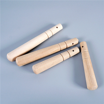 A14 Eco-friendly and healthy solid wood household garlic hammer garlic masher Wood garlic hammer mashing rod grinding rod Garlic masher 10 31