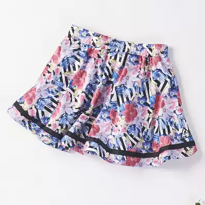24807 summer new girl children's clothing elastic waist Joker student fashion printing pleated fashionable half skirt 15